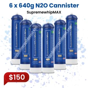 SupremewhipMAX 640g N2O Cannister