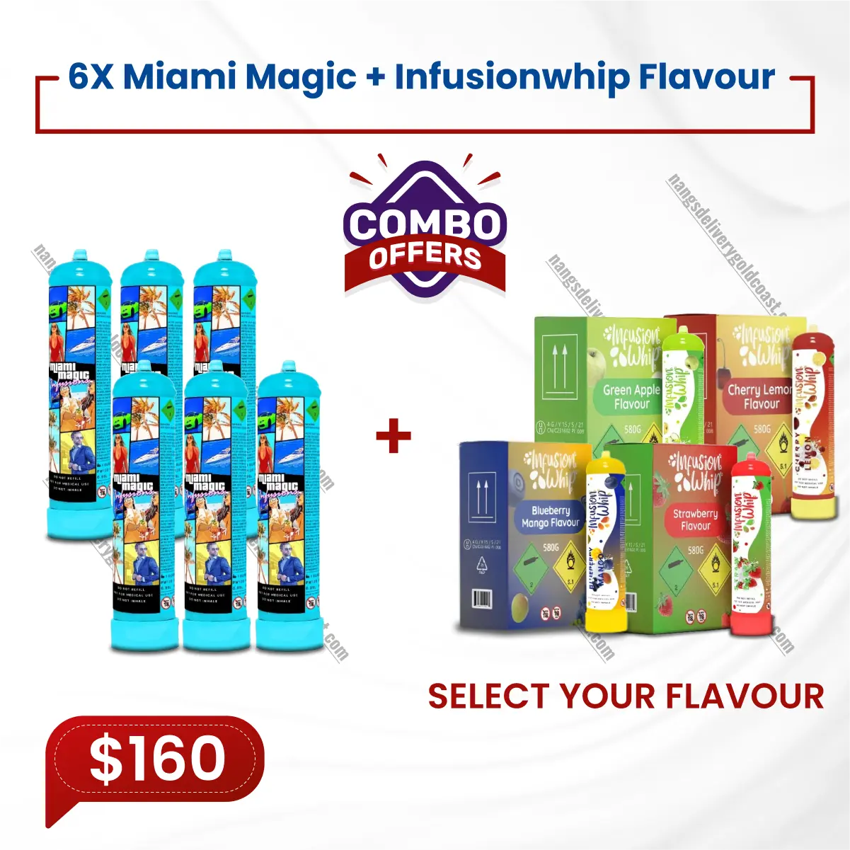 6X Miami Magic + Infusionwhip Flavour