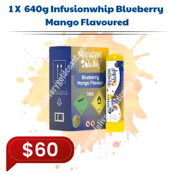 Infusionwhip 640g Blueberry Mango Flavoured N2O Cannister