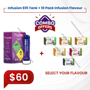 1x Infusion 615g tank + 10 pack infusion flavour