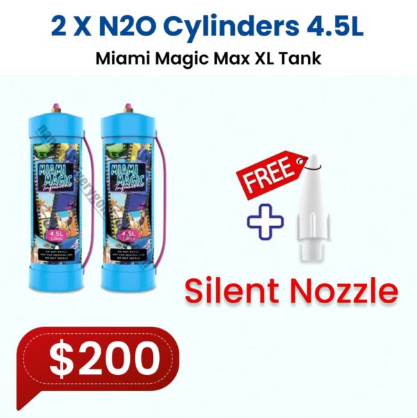 2x Miami magic XL tank 4.5L