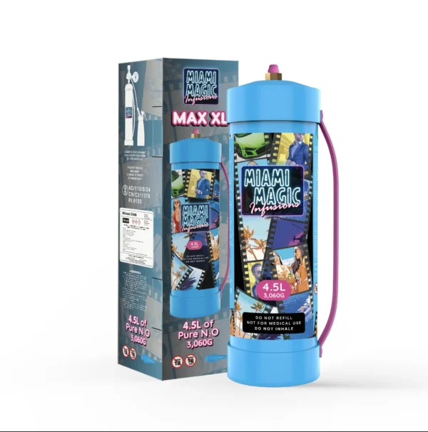 2 x 4.5L Miami Magic Infusions 3060g Cylinder