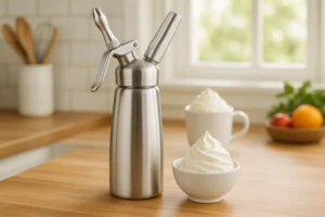 how to use a whipped cream dispenser