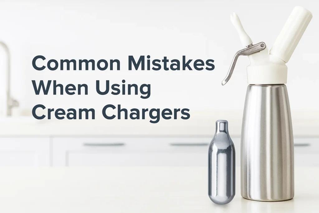 Mistakes People Make Using Cream Chargers